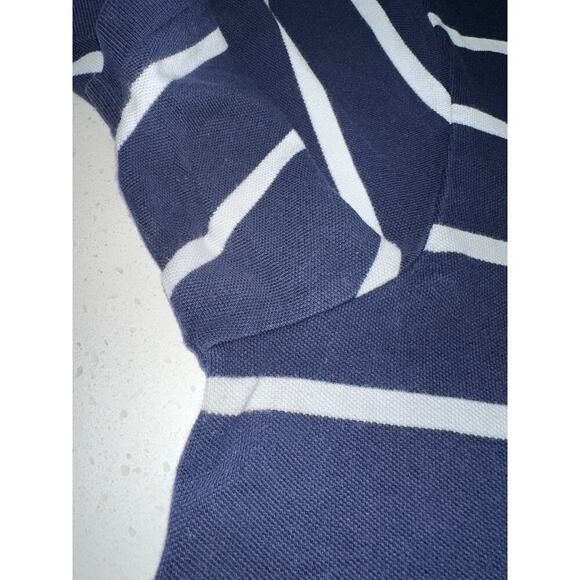 Polo Ralph Lauren Short Sleeve Shirt Navy White Stripe 2XB Classic Pony Logo - Picture 6 of 10